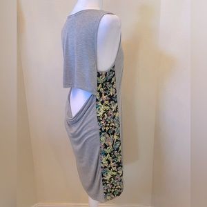 Comfy Dress with Back Cut Out + Side Print Details